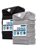 5/10pcs Microfiber Light Gray Kitchen Towel Set, Highly Absorbent, Soft & Easy To Clean, Suitable For Cleaning Glass, Cooking Surfaces, Pots & Pans, Faucets, Appliances, Cars, Kitchen, Bathroom, Home